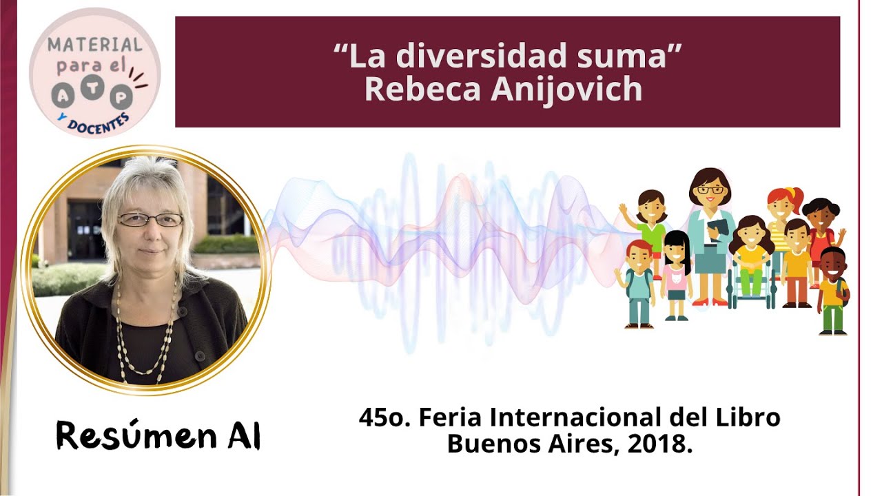 Rebeca Anijovich / La diversidad Suma 2018 / Resumen AI