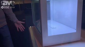 DSE 2019: SUNCHIP Shows Off Its Transparent Screen Box Display for Retail Applications