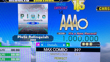 Pluto Relinquish (DSP-14) MFC 1,000,000 World Record [DDR Ace]
