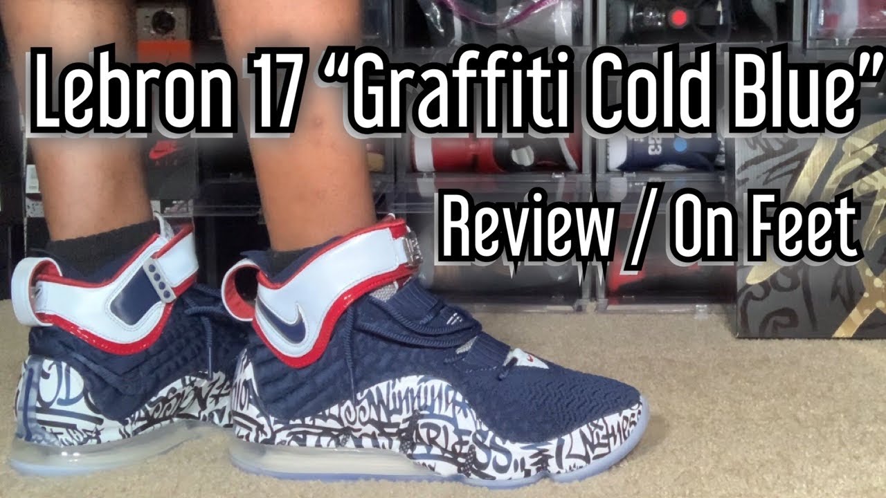 lebron graffiti blue