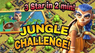 Easily 3 Star the Epic Jungle Challenge !! (Clash of clans) how to complete Epic Jungle Challenge 🔥🔥