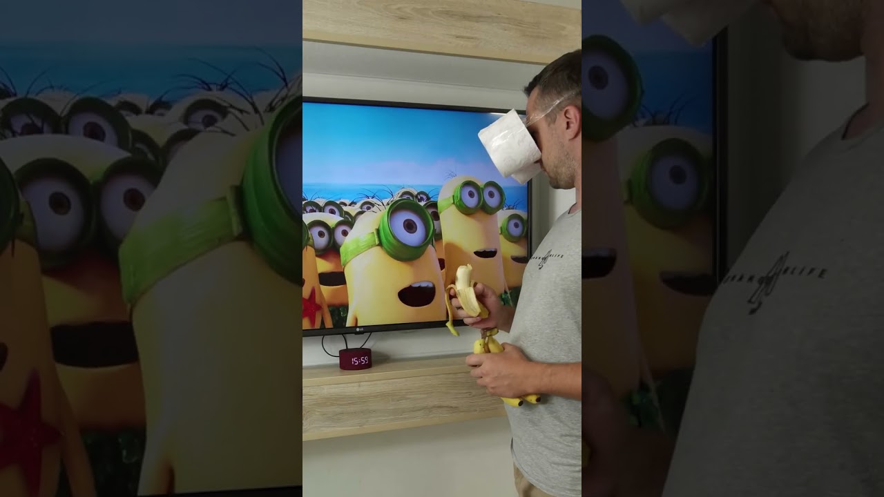 Minions' boss. Funny moment. Meme 