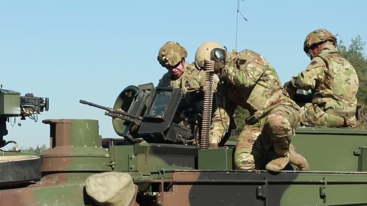Germany: U.S. Soldiers with the 1st Armored Brigade Combat Team