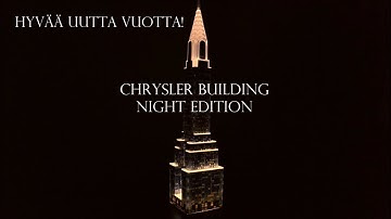 Chrysler Building Ravensburger 3D puzzle night edition