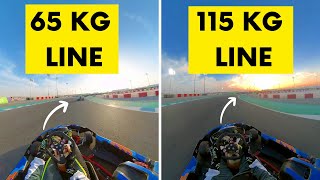 How to overcome a WEIGHT DISADVANTAGE in Karting (tutorial)