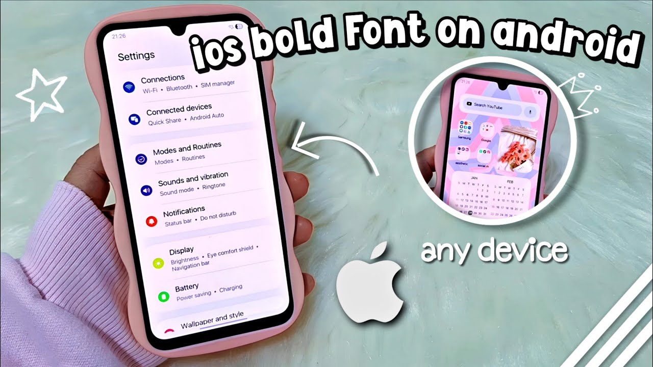 update! how to get ios font on android ✨️ San Francisco iPhone Font for Android