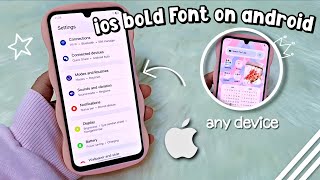 update! how to get ios font on android ✨️ San Francisco iPhone Font for Android screenshot 2