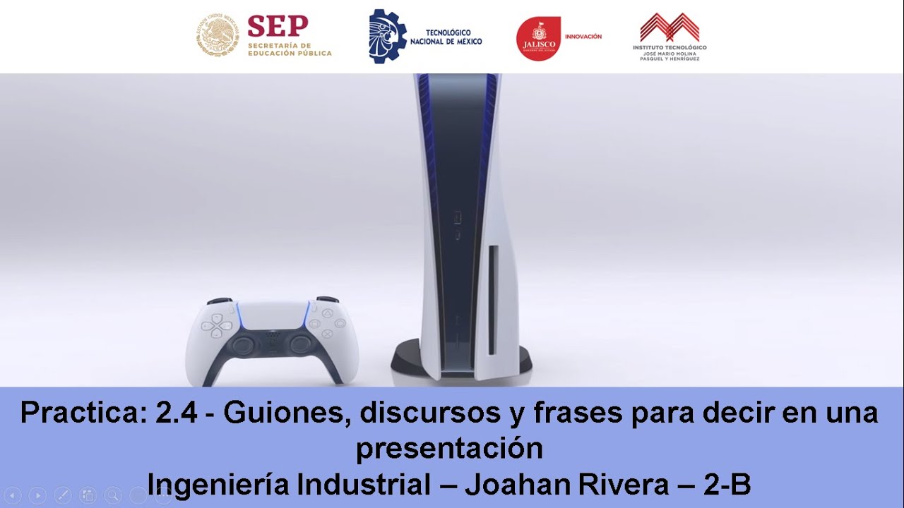 Practica 2.4 - Guiones, discursos y frases para decir en una