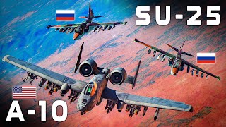 Close Air Support | A10 Warthog Vs 2x SU25 Frogfoot | Digital Combat Simulator | DCS |