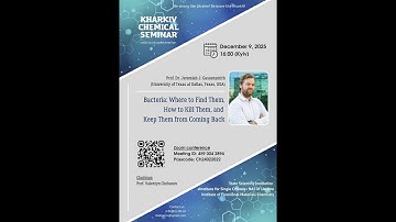 Lecture of Prof. Dr. Jeremiah J. Gassensmith at the Kharkiv Chemical Seminar