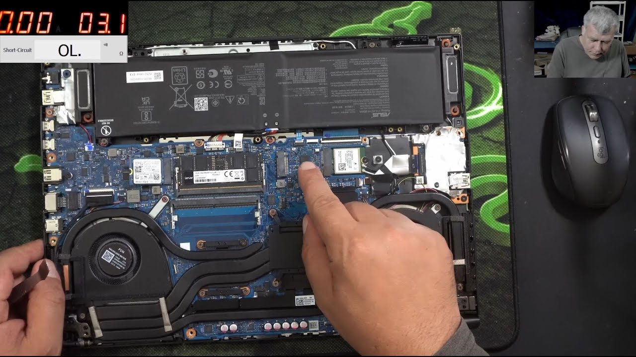 Asus TUF FA507, not charging, can be the EC chip. ITE IT5570vg-256 replacement