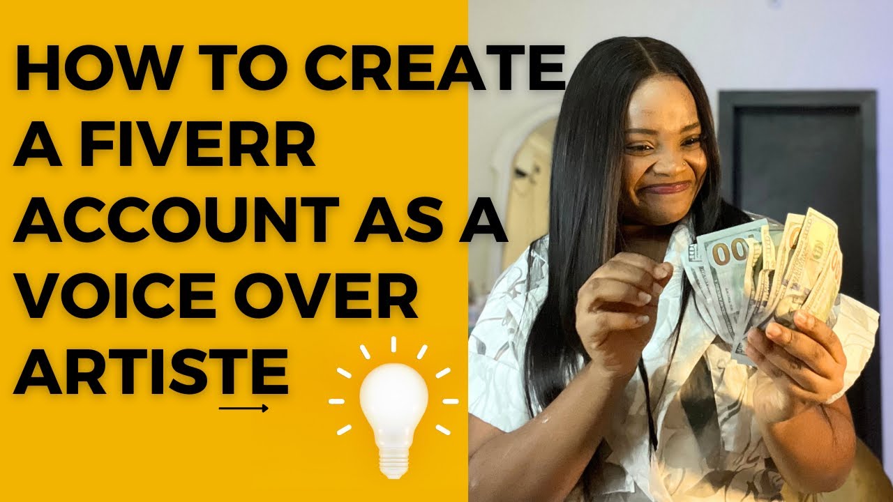 How to create a fiverr account as a voice over artiste| An extra source ...