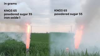 Sugar Rocket Fuel Static Test 2