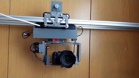 Homemade Camera Slider - 3D printed + arduino + android