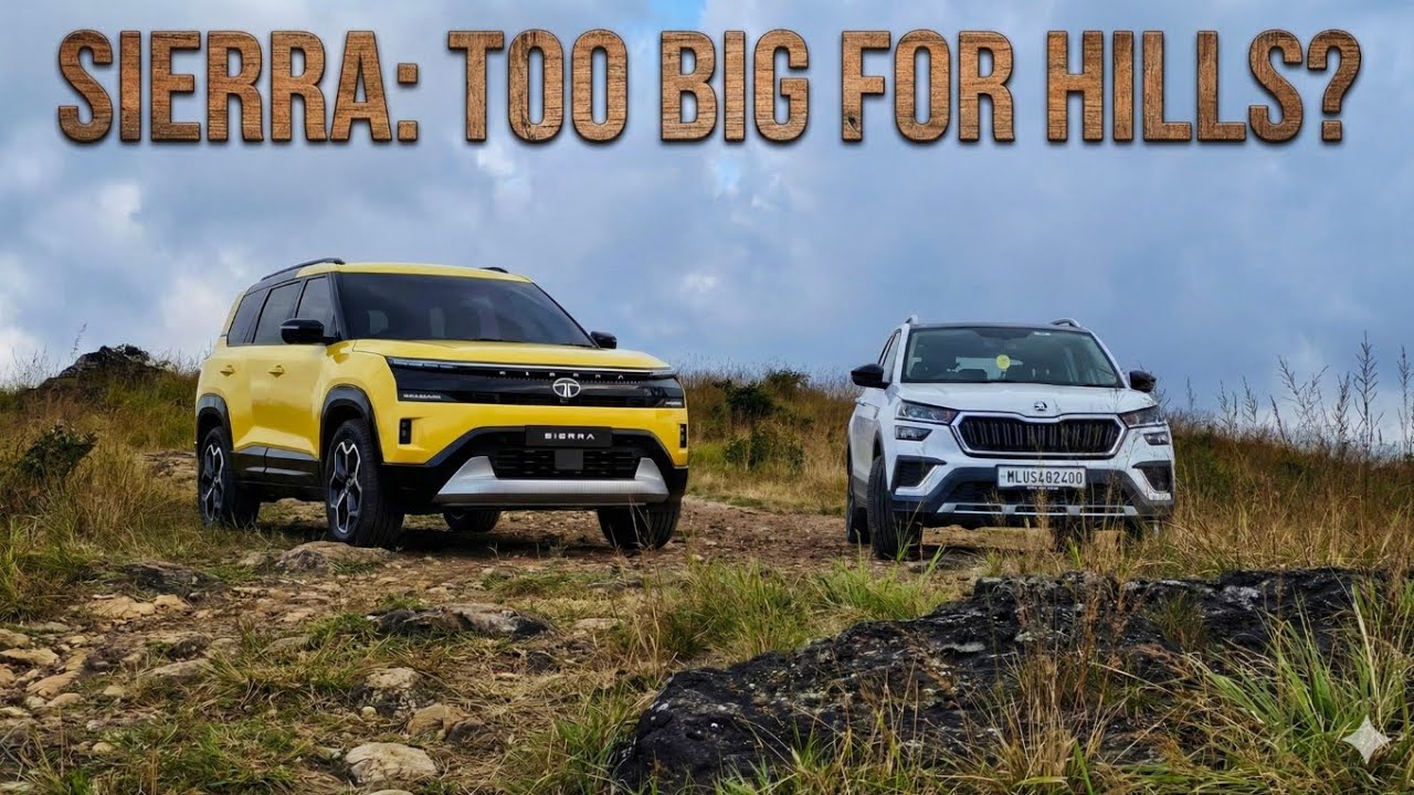 Tata Sierra vs Kushaq : Dimensions &  Hill Drive Practicality! 