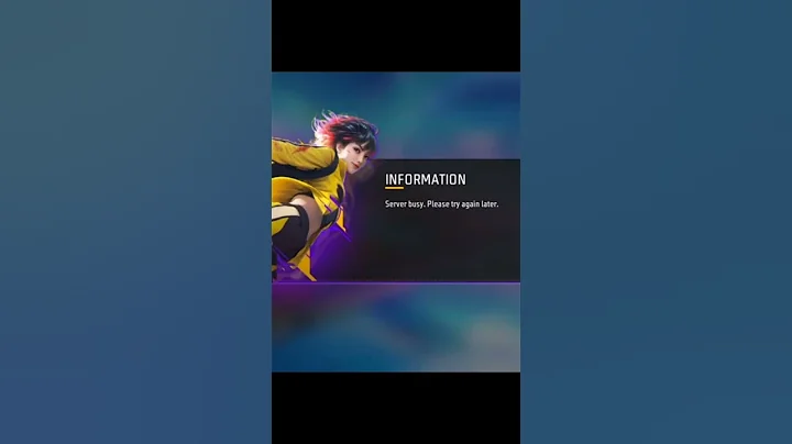 Server Busy.Please Try Again Later free fire problem solved 😲|#helpinggamer #freefireshorts