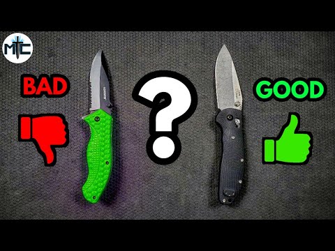 What&rsquo;s the Difference Between a GOOD Knife and a BAD Knife? (LONG Discussion / Ramble)