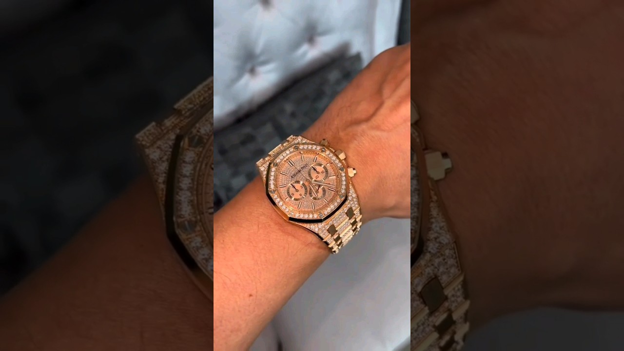 41mm Audemars Piguet Royal Oak in 18k Rose Gold with Factory Diamonds