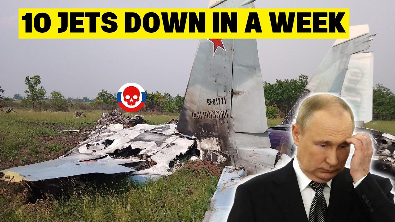 Российские ВВС в огне — у Путина большая проблема.