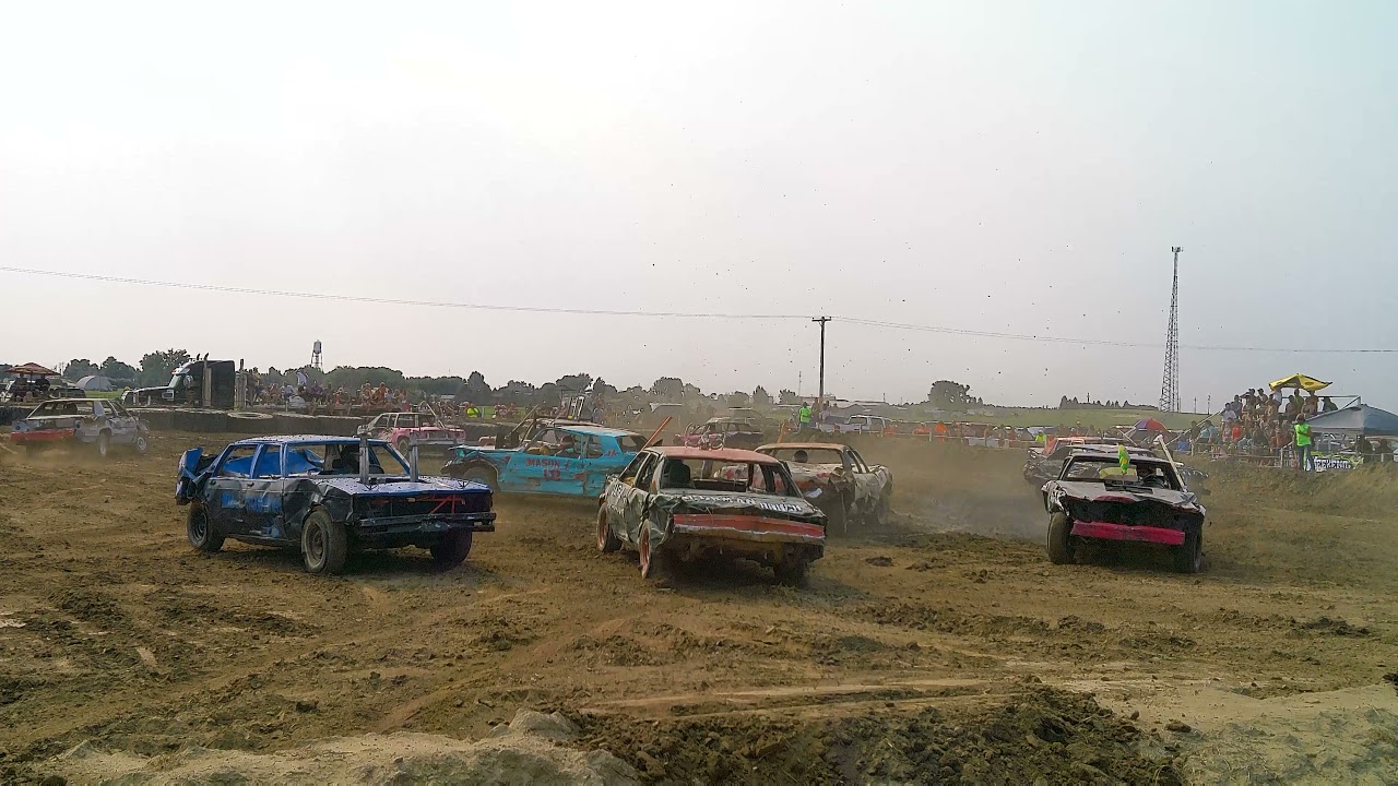 2021 Mott, ND Demolition Derby Chain Class YouTube