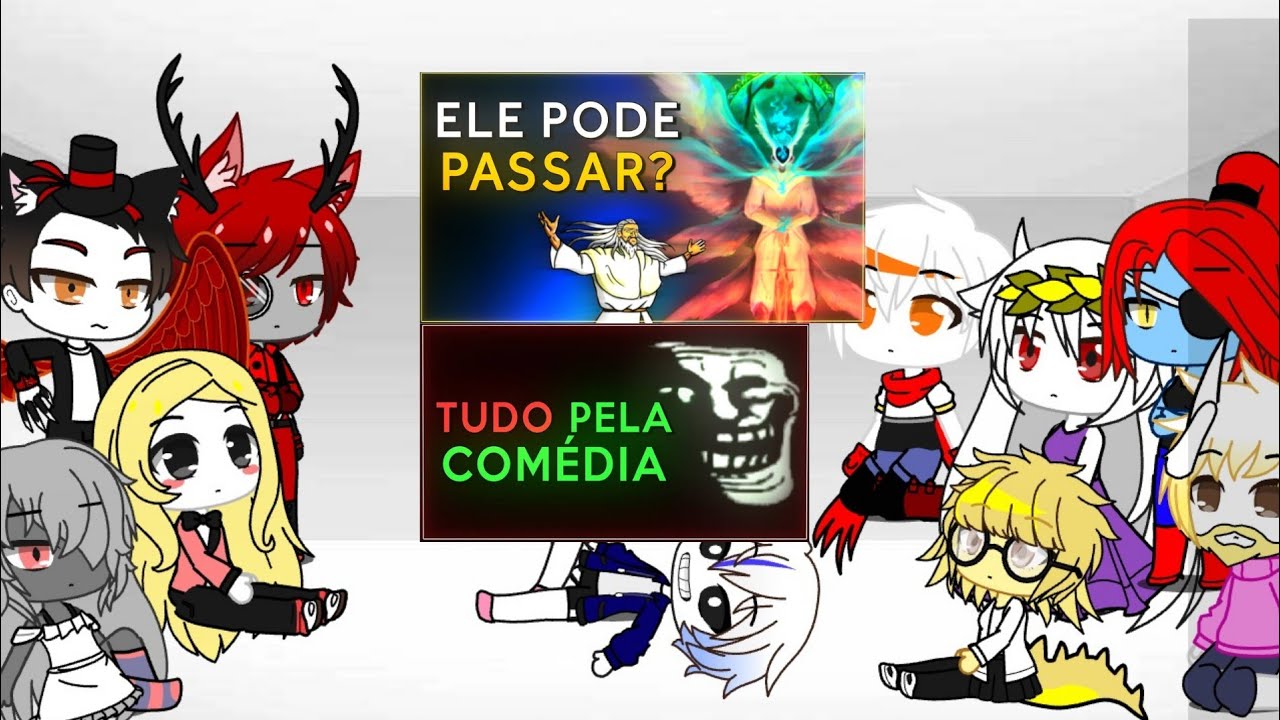hazbin hotel e undertale reagindo se scp 343 encontrasse 001 e história trollge