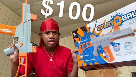 UNBOXING SPLATRBALL GUN! *$100*