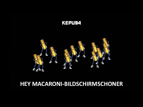 Hey Macaroni! Bildschirmschoner