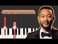 John Legend - All She Wanna Do (feat. Saweetie) - Piano Tutorial