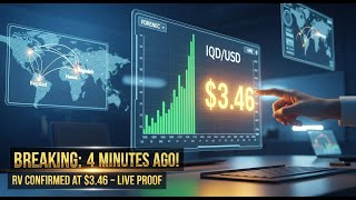 BREAKING 4 MINUTES AGO! Iraqi Dinar RV CONFIRMED at $3 46   LIVE PROOF!