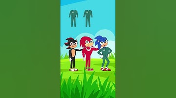 Who do you choose in sonic to join the squid game? #sonic #animation #shorts #funny