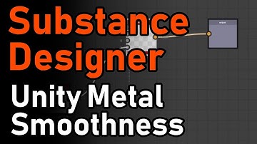 Substance Designer Unity Metal Smoothness Conversion Turbo Tutorial