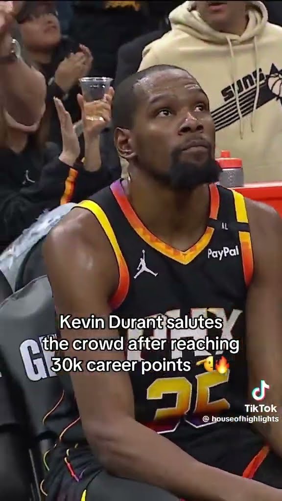 Kevin Durant reaches 30K points #hoodnews #kevindurant #phoenixsuns #nba #basketball #trending #wow