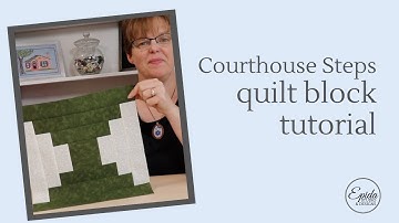 Courthouse Steps Quilt Block Tutorial