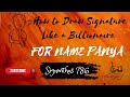 How to draw signature like a billionaire signature for panya  by signwithus