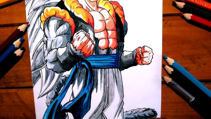 COMO DESENHAR o ZAIKO filho do GOKU passo a passo 