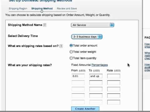 Paypal Shipping Cost Chart