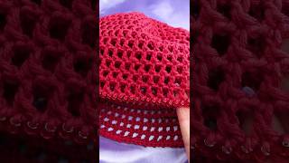 just finished my mesh cap #crochet #diy #beads #shorts #crocheting