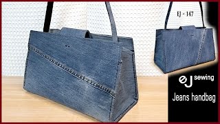 EJ-147 / 가벼운 숄더백입니다. 200g 정도되는 것 같아요. / 청바지 핸드백Jeans handbag