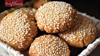 Winter Special Sesame Cookies without oven ~ Rashmi's cuisine