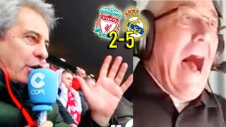 ¡MANITA AL LIVERPOOL! Así narró el Liverpool 2-5 Real Madrid Manolo Lama en Tiempo de Juego COPE