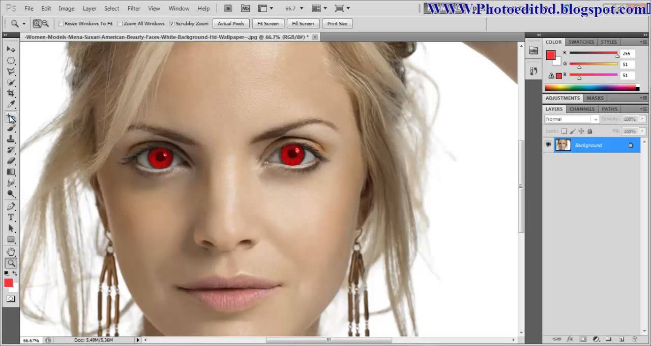 Red Eye Tool