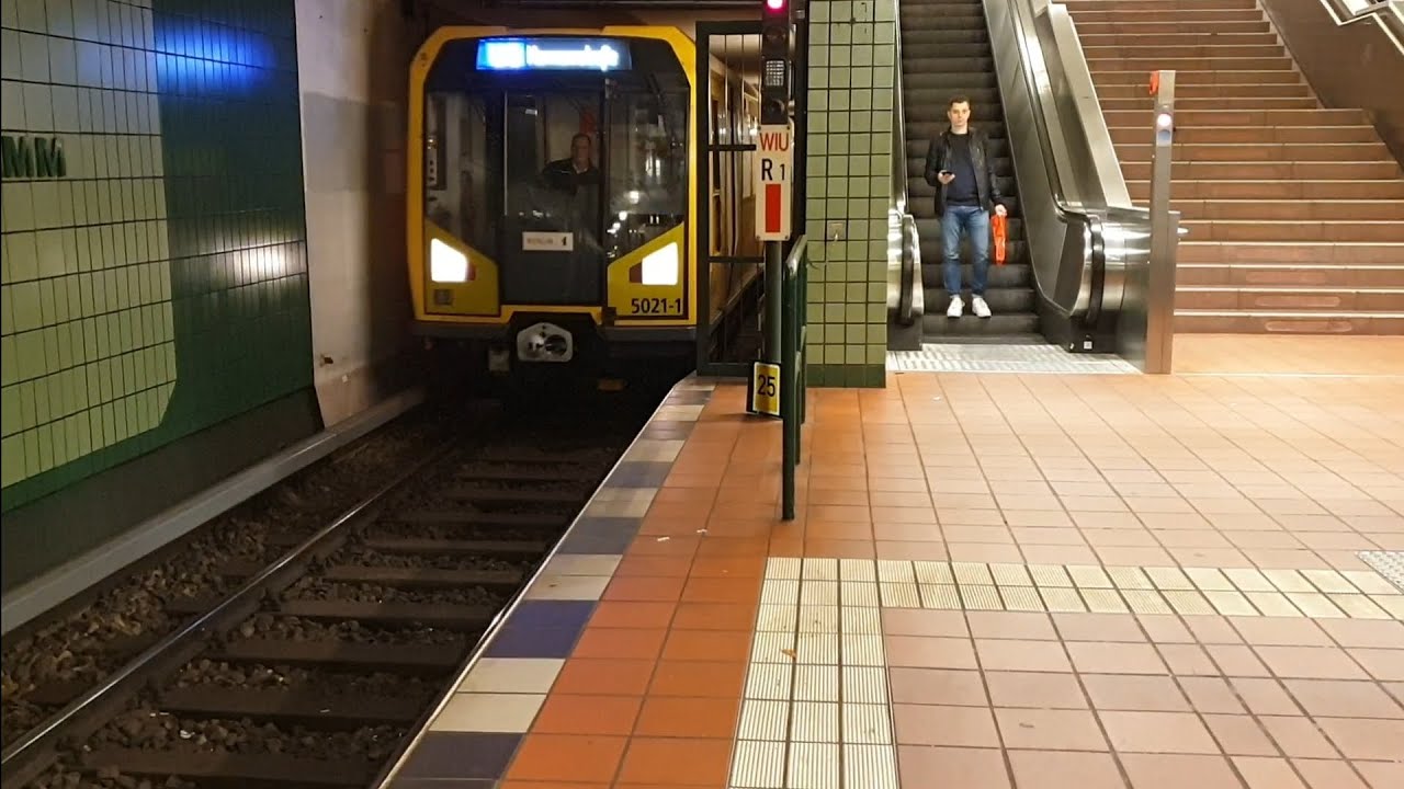 U-Bahn Berlin|Mitfahrt im H97 (5021) auf der U8 von Wittenau bis Hermannstraße
