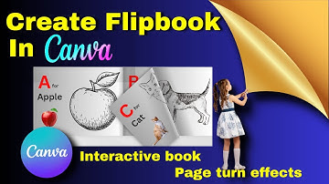 How to create flipbook in canva | Canva Flipbook Tutorial | Page turn effect in Canva | hindi | Urdu