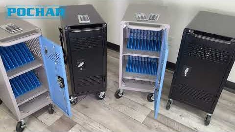 How to Use the Cable Clips Included in POCHAR C16 and C20 Charging Cart