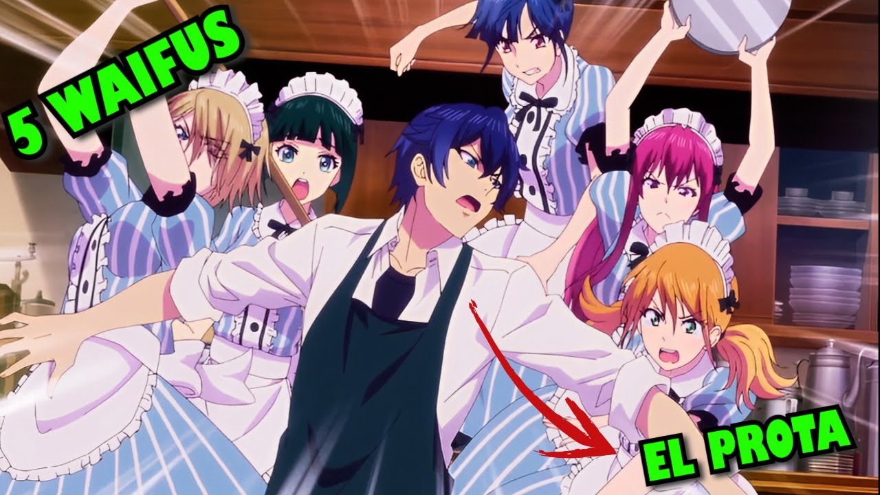 🔥ES DUEÑO DE UNA CAFETERIA CON 5 CHICAS HERMOSAS🔥 | MEGAMI NO CAFE TERRACE | RESUMEN EN MINUTOS #1