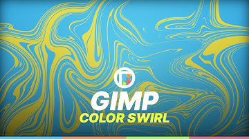 COLOR SWIRL ABSTRACT DESIGN - GIMP TUTORIAL
