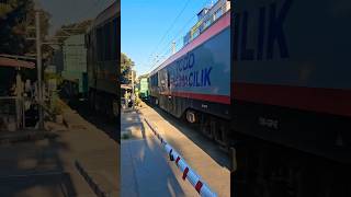 Raylarda Gümbür Gümbür Tehlike Bandırmada Tren Geçişi