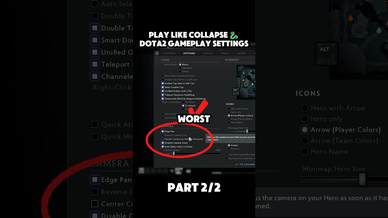 PART 2/2 👀 Dota 2 best offlaner shares his gameplay settings for you to copy 