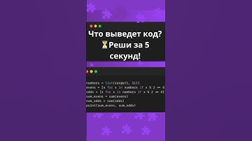 🤔 Что выведет код на python ?🤔💡 🧩 Задача для ума 🧩 #программирование #python #задачи #codepuzzle