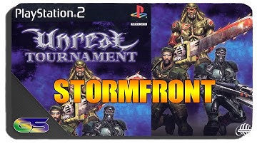 Unreal Tournament (PS2) - Splitscreen Gameplay Capture the Flag Stormfront Map